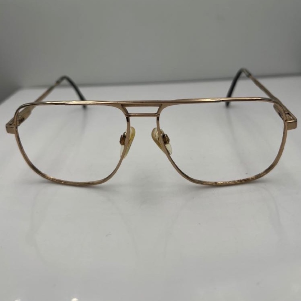 Vintage Luxottica TED Gold Aviator Sunglasses Frames